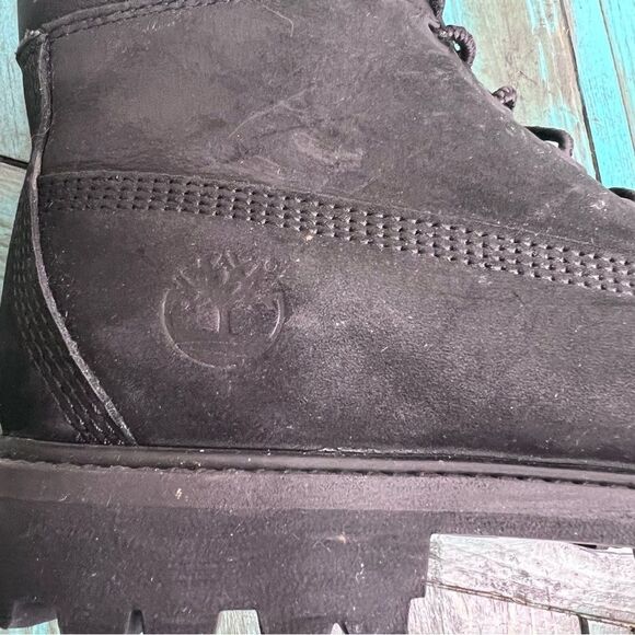 Timberland Black Waterproof Boots Size 7 Ankle Boots Hiking Outdoor - Picture 10 of 12